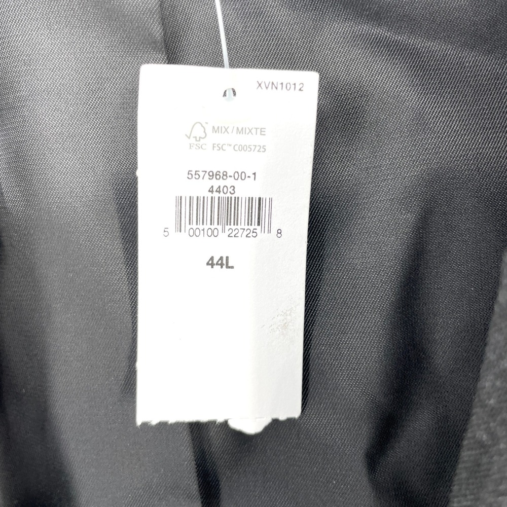 Banana Republic Tailored Fit Blazer Mens 44L Charcoal Grey Business Suit Jacket - Picture 2 of 10